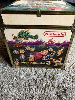 RARE Vintage Nintendo Super Mario Zelda Box Toy Chest Storage Retro Video Games