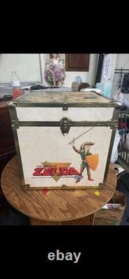 RARE Vintage Nintendo Super Mario Zelda Box Toy Chest Storage Retro Video Games