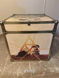 RARE Vintage Nintendo Super Mario Zelda Toy Chest Video Games Trunk NES Storage