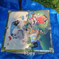 RARE Vintage Nintendo Super Mario Zelda Toy Chest Video Games Trunk NES Storage