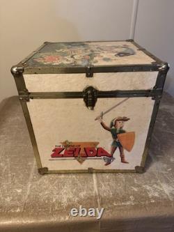 RARE Vintage Nintendo Super Mario Zelda Toy Chest Video Games Trunk NES Storage