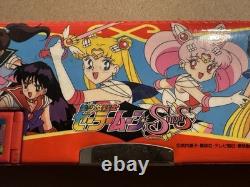 RARE! Vintage Sailor Moon Super S 90s Pencil Box Pen Case Limited