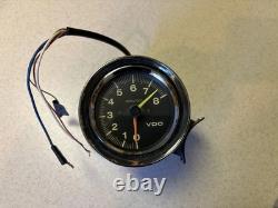 RARE Vintage VDO 8000 RPM Gasser Super Stock Tachometer Column Mount 427 454 SS