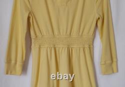RARE Vintage Y2K Hollister Top L Bells Swan Empire Henley Babydoll Butter Yellow