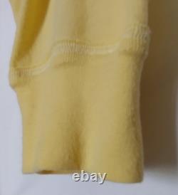 RARE Vintage Y2K Hollister Top L Bells Swan Empire Henley Babydoll Butter Yellow