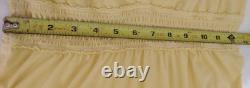 RARE Vintage Y2K Hollister Top L Bells Swan Empire Henley Babydoll Butter Yellow