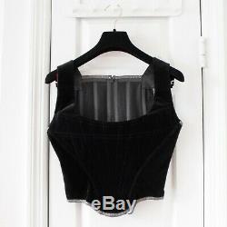 RARE Vivienne Westwood Vintage Black Velvet Corset