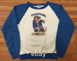 RARE vintage 80's GARBAGE PAIL KIDS frankenstein sweatshirt t-shirt S cards gpk