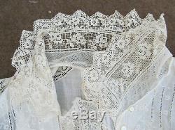 REALLY RARE Antique Lady's Fancy Lace Victorian Cape Blouse, Vest, c. 1880, GIFT