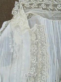 REALLY RARE Antique Lady's Fancy Lace Victorian Cape Blouse, Vest, c. 1880, GIFT