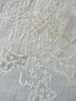 REALLY RARE Antique Lady's Fancy Lace Victorian Standing Collar Blouse, c. 1880