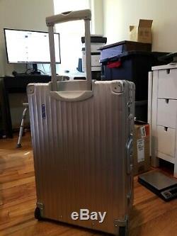 RIMOWA Vintage Super Rare Aluminum Silver Luggage. MADE IN GERMANY Collectable