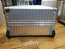 RIMOWA Vintage Super Rare Aluminum Silver Luggage. MADE IN GERMANY Collectable