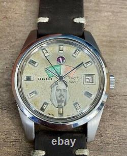 Rado Purple Horse, super rare Vintage, Tropical dial, 35mm Saudi Bahrain Flags