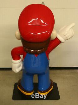 Rare 4' Vintage Nintendo Super Mario Bros Video Game Store Display Promo Statue