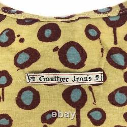 Rare 90s Vintage Jean Paul Gaultier Yellow Dot Top, Size S/M. VGC