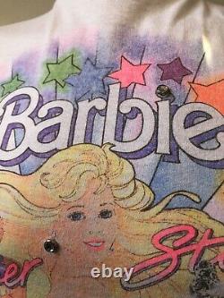 Rare Barbie Super Star Tony Alamo Designs Jeweled T-Shirt L 80's Mattel Vintage