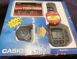 Rare CASIO Vintage JG-200 Super Cyber Cross Game Watch from Japan F/S