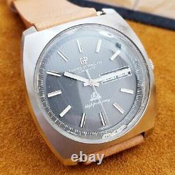 Rare Girard Perregaux Gyromatic HF Vintage Watch, Super Antimagnetic, 40mm Case