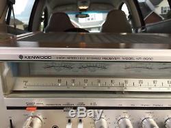 Rare Kenwood KR-8050 Vintage High Speed DC Stereo Receiver Super Nice Works