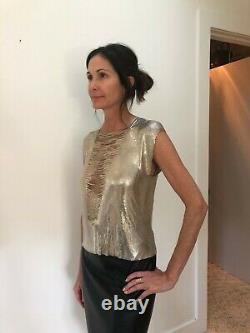 Rare Paco Rabanne ChainMail Top Size 2/4