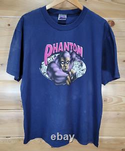 Rare The Phantom Super hero Comic T Shirt Vintage 1997 Size XL Australia