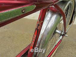 Rare Vintage 1956 WESTERN FLYER X-53 Super Tank Bicycle All Original Attic Find