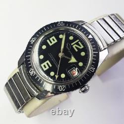 Rare Vintage 1960s Ingraham Super Waterproof Men's Manual Wind Dive Watch