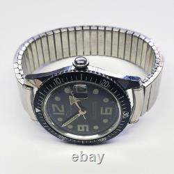 Rare Vintage 1960s Ingraham Super Waterproof Men's Manual Wind Dive Watch