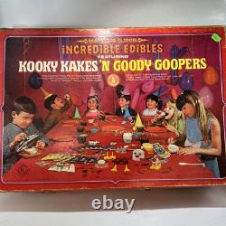 Rare Vintage 1968 Mattel Super Incredible Edibles Kooky Kakes Complete Set Works