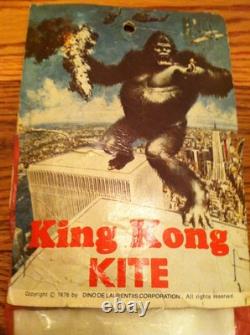 Rare Vintage 1976 Dino De Laurentis Corp. King Kong Kite Super Rare! Mego