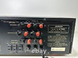 Rare Vintage 1980 Onkyo A-7090 Super Servo Operation Integrated Stereo Amplifier