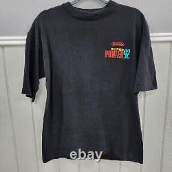 Rare Vintage 1992 Nintendo Super Power Super Scope 6 Promo T-shirt Size L