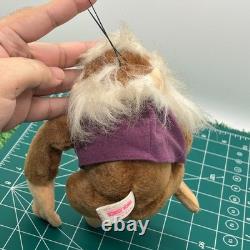 Rare Vintage 1995 Super Donkey Kong Cranky Kong Banpresto Plush Stuffed Toy Doll