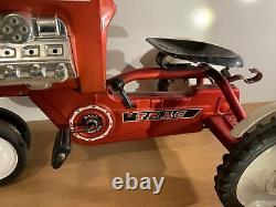 Rare! Vintage Antique Murray Super Diesel Trac Red Pedal Tractor