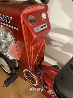 Rare! Vintage Antique Murray Super Diesel Trac Red Pedal Tractor