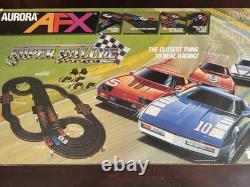 Rare Vintage Aurora AFX 8617 Super Rallye Set No Cars Box/Track Nice Shape