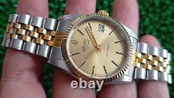 Rare Vintage Bulova Super Seville Calendar Automatic Swiss Made Gent Watch