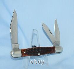 Rare Vintage Case XX Bone Whittler Knife 6383 1970 10 Dot Super Nice