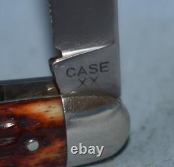 Rare Vintage Case XX Redbone Stockman Knife 64047 P 1940-64 Super Nice
