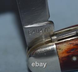 Rare Vintage Case XX Redbone Stockman Knife 64047 P 1940-64 Super Nice