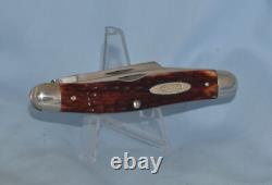 Rare Vintage Case XX Redbone Stockman Knife 64047 P 1940-64 Super Nice