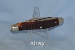 Rare Vintage Case XX Redbone Stockman Knife 64047 P 1940-64 Super Nice