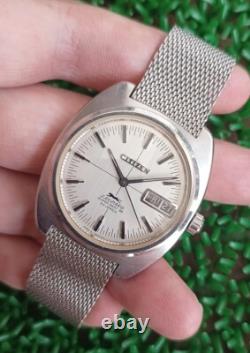Rare Vintage Citizen Leopard Super Beat8 Original Dial Automatic 24 Jewels Watch
