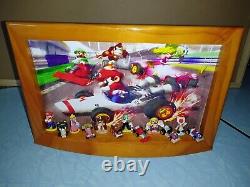 Rare Vintage Complete Series Super Mario Kart Bean 2008 (with Stand)