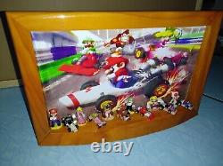 Rare Vintage Complete Series Super Mario Kart Bean 2008 (with Stand)