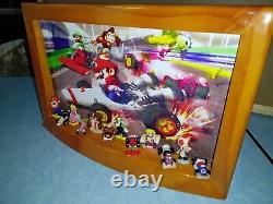 Rare Vintage Complete Series Super Mario Kart Bean 2008 (with Stand)