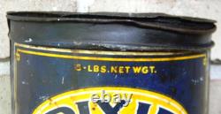 Rare Vintage Dixie Gas Super Axle Grease 5-Pound Can (AS-IS)