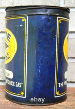 Rare Vintage Dixie Gas Super Axle Grease 5-Pound Can (AS-IS)