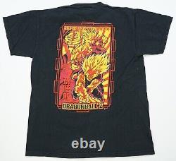 Rare Vintage Dragon Ball Z Goku Super Saiyans 2001 T Shirt 2000s Anime Black M